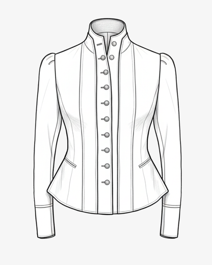 Gunmetal Brocade | Coats | Production Registry