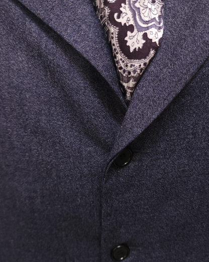 Men's Town Coat - Indigo Twill - Western Cut Blazer