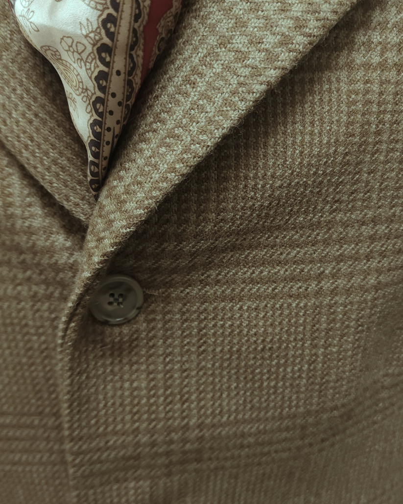 Men's Town Coat - Mesa Tan Glen Plaid