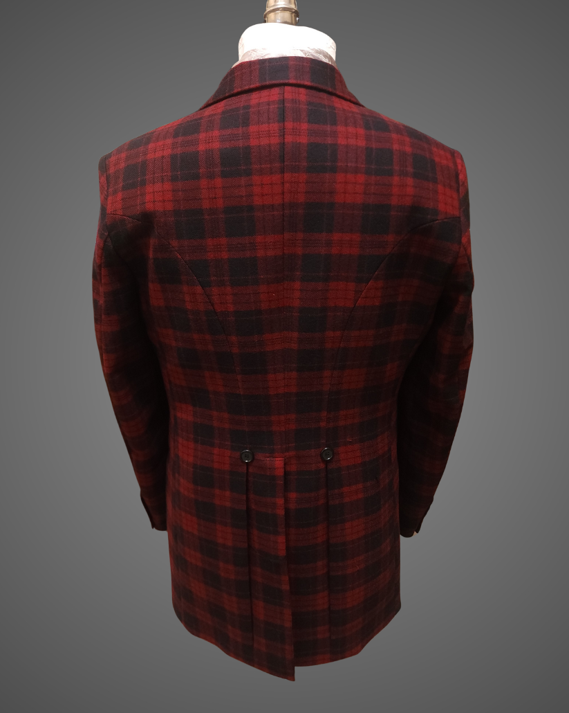 Men’s Town Coat - Yukon Red and Black Plaid