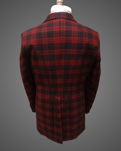 Men’s Town Coat - Yukon Red and Black Plaid